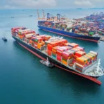 Arial view by drone camera transportation logistic 2026 01 08 22 16 14 utc